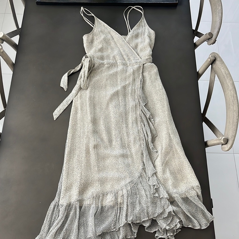 All saints wrap raffle dress